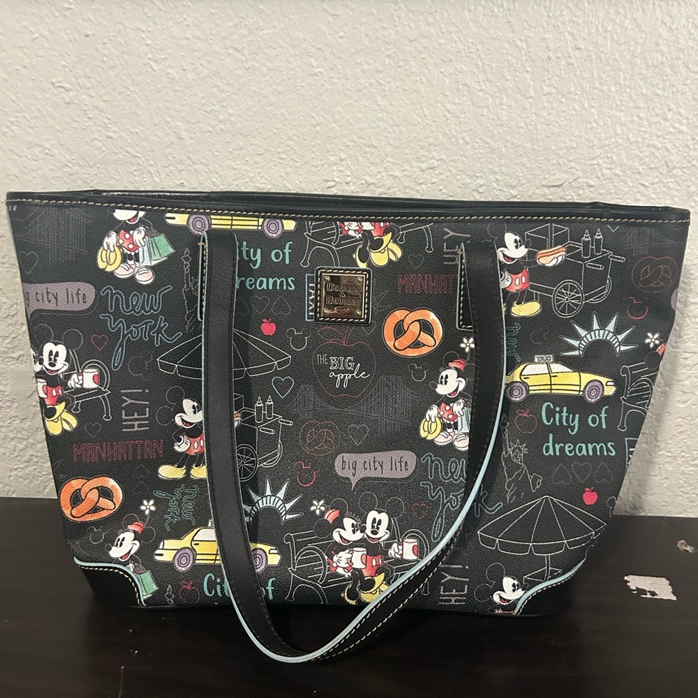 Dooney & Bourke Black Disney Tote Bag